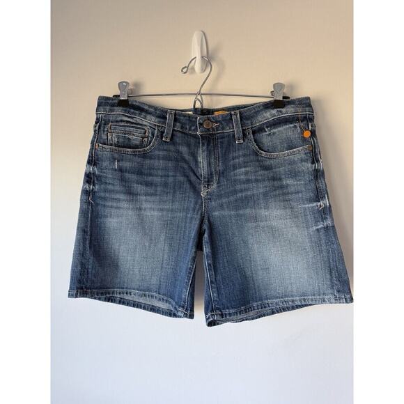 Anthropologie Pants - Pilcro Anthropologie Jean Shorts Fit Stet Women Size 29 Blue Stretch Inseam 6.5’